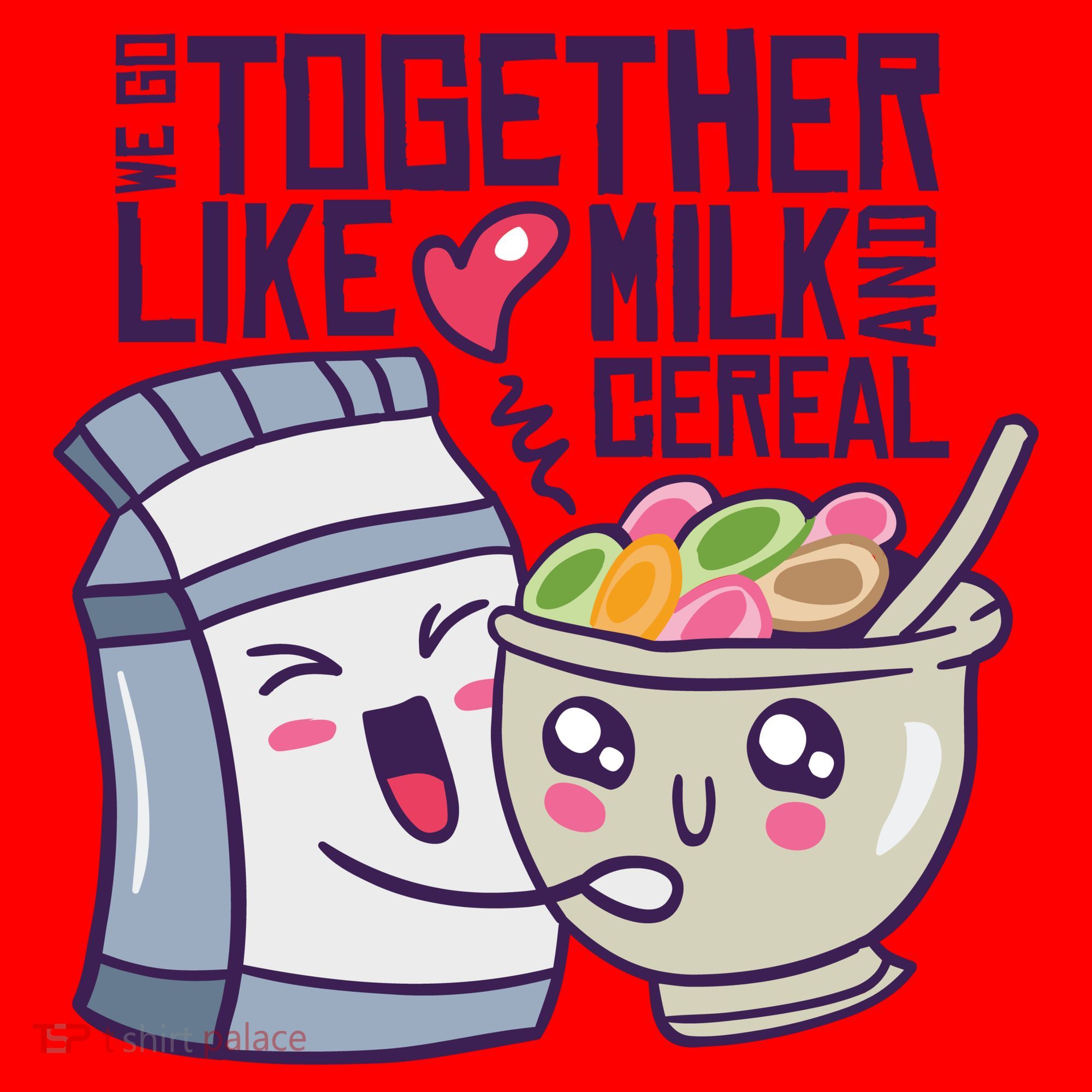 We Go Together Like Milk And Cereal Santa Hat