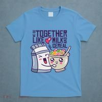 We Go Together Like Milk And Cereal T-Shirt thumb 4