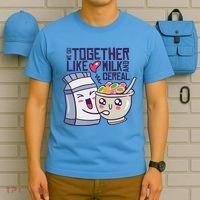 We Go Together Like Milk And Cereal T-Shirt thumb 5