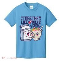 We Go Together Like Milk And Cereal Kids T-Shirt thumb 0