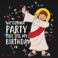 We Gonna Party Like It's My Birthday Dabbing Jesus Women's Tank Top thumb 5