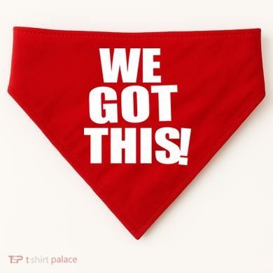 We Got This! USA-Made Doggie Bandana
