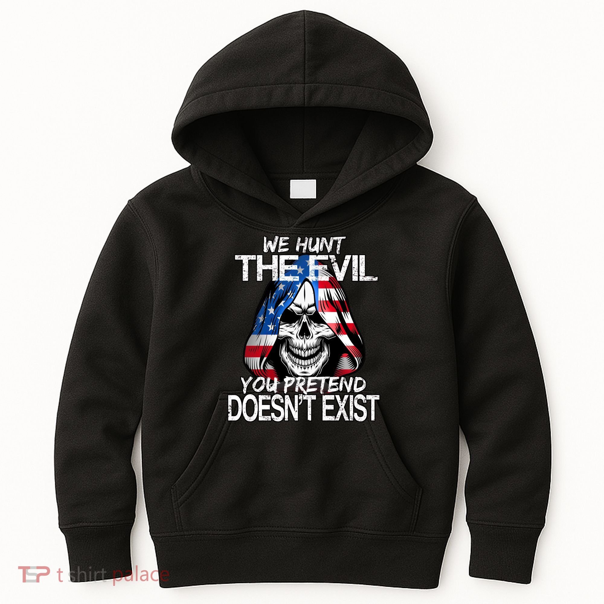 We Hunt The Evil You Pretend Doesn't Exist Kids Hoodie