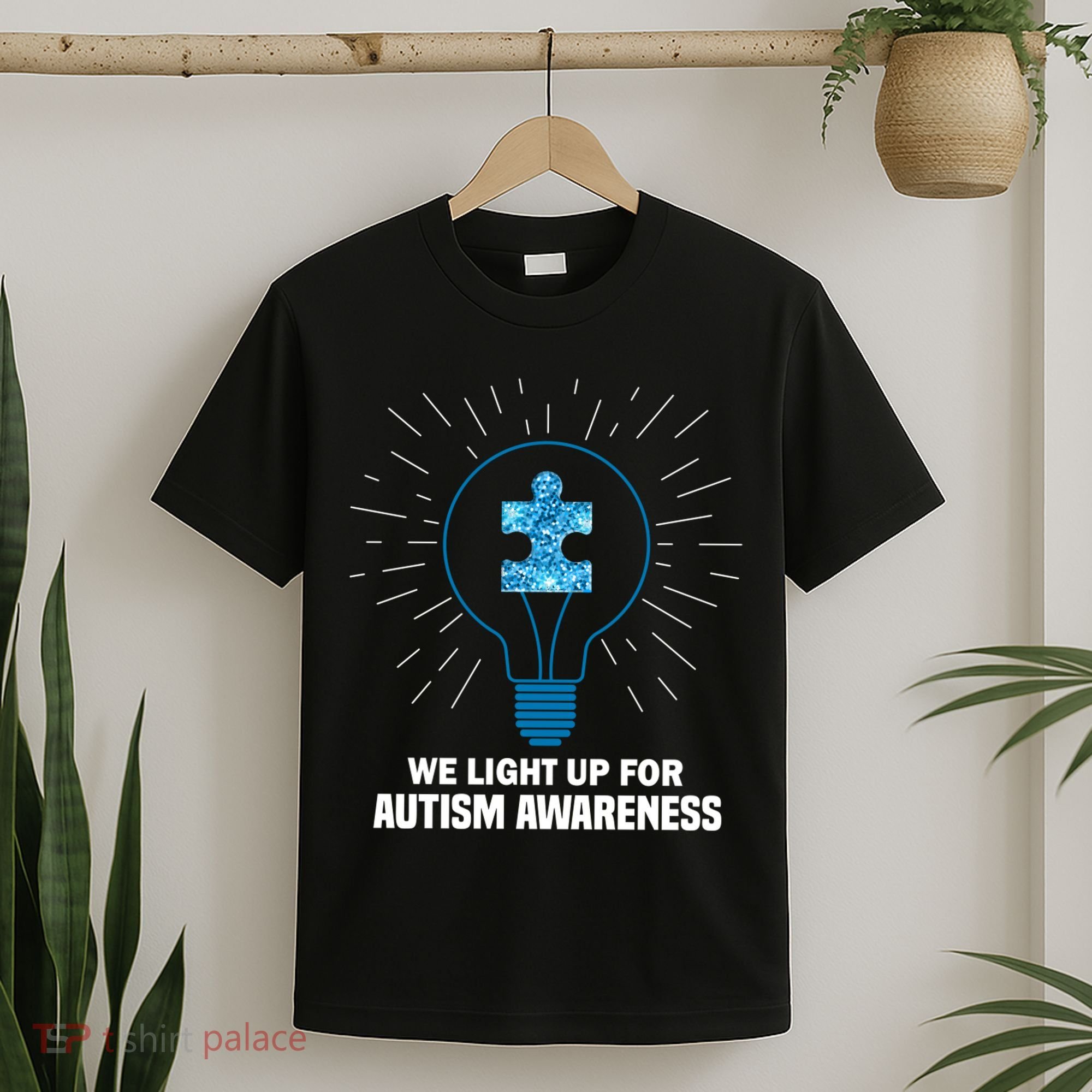 We Light It Up For Autism Awareness T-Shirt