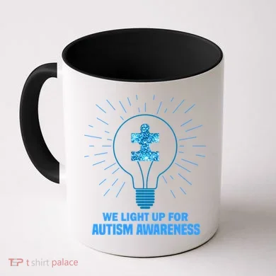 We Light It Up For Autism Awareness Coffee Mug