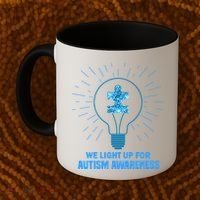We Light It Up For Autism Awareness Coffee Mug thumb 2