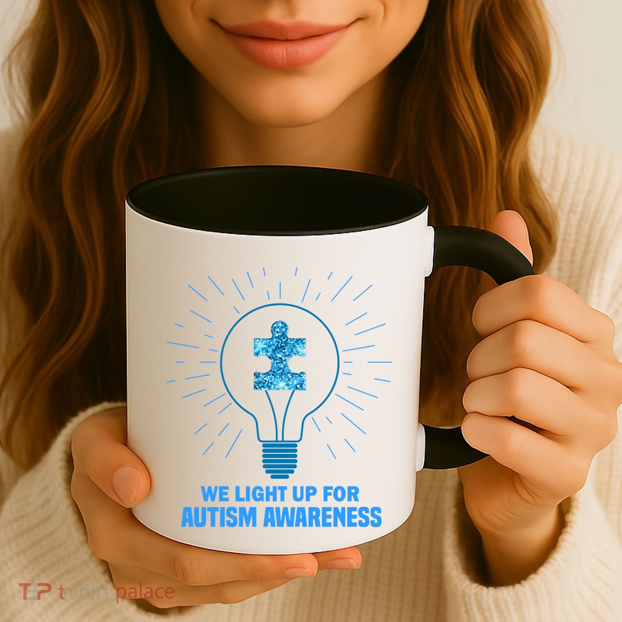 We Light It Up For Autism Awareness Coffee Mug