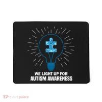We Light It Up For Autism Awareness Mousepad thumb 0