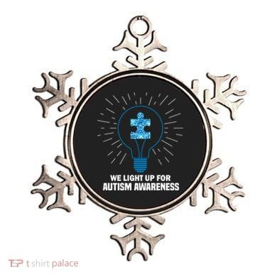 We Light It Up For Autism Awareness Ornament