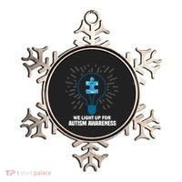 We Light It Up For Autism Awareness Ornament thumb 0