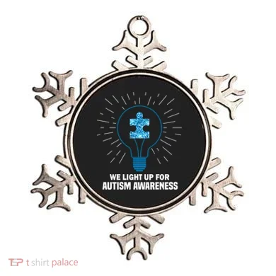 We Light It Up For Autism Awareness Ornament