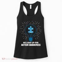 We Light It Up For Autism Awareness Women's Tank Top thumb 0
