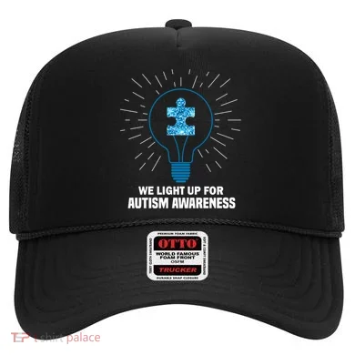 We Light It Up For Autism Awareness Hat