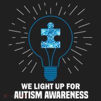 We Light It Up For Autism Awareness Hat thumb 2
