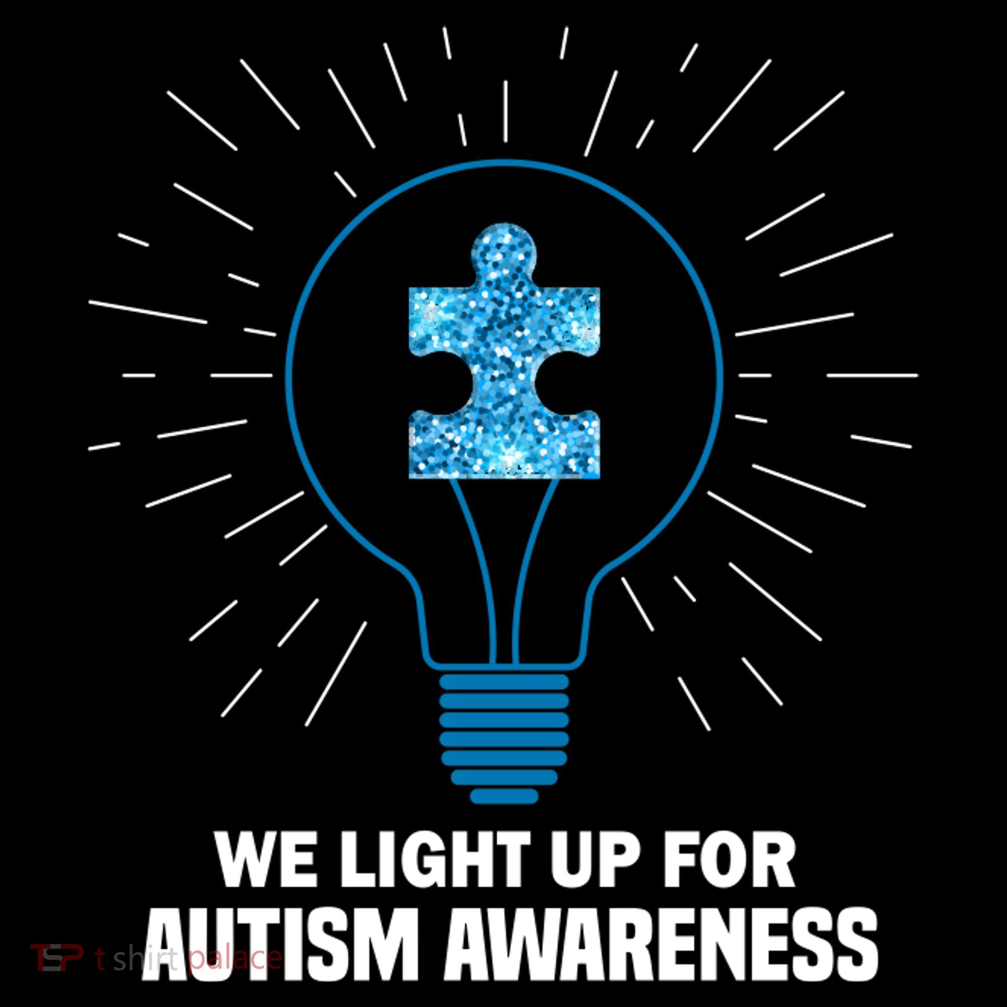 We Light It Up For Autism Awareness Women's Long Sleeve Shirt