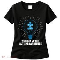 We Light It Up For Autism Awareness Women's T-Shirt thumb 0