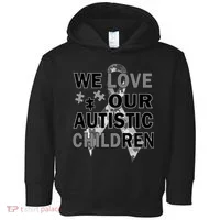 We Love Our Autistic Children Toddler Hoodie thumb 0