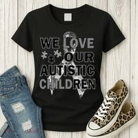We Love Our Autistic Children Women's T-Shirt thumb 3