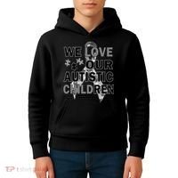 We Love Our Autistic Children Kids Hoodie thumb 4