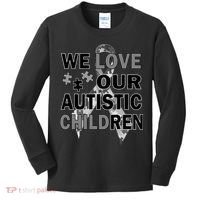 We Love Our Autistic Children Kids Long Sleeve Shirt thumb 0