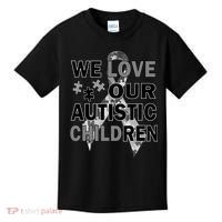 We Love Our Autistic Children Kids T-Shirt thumb 0