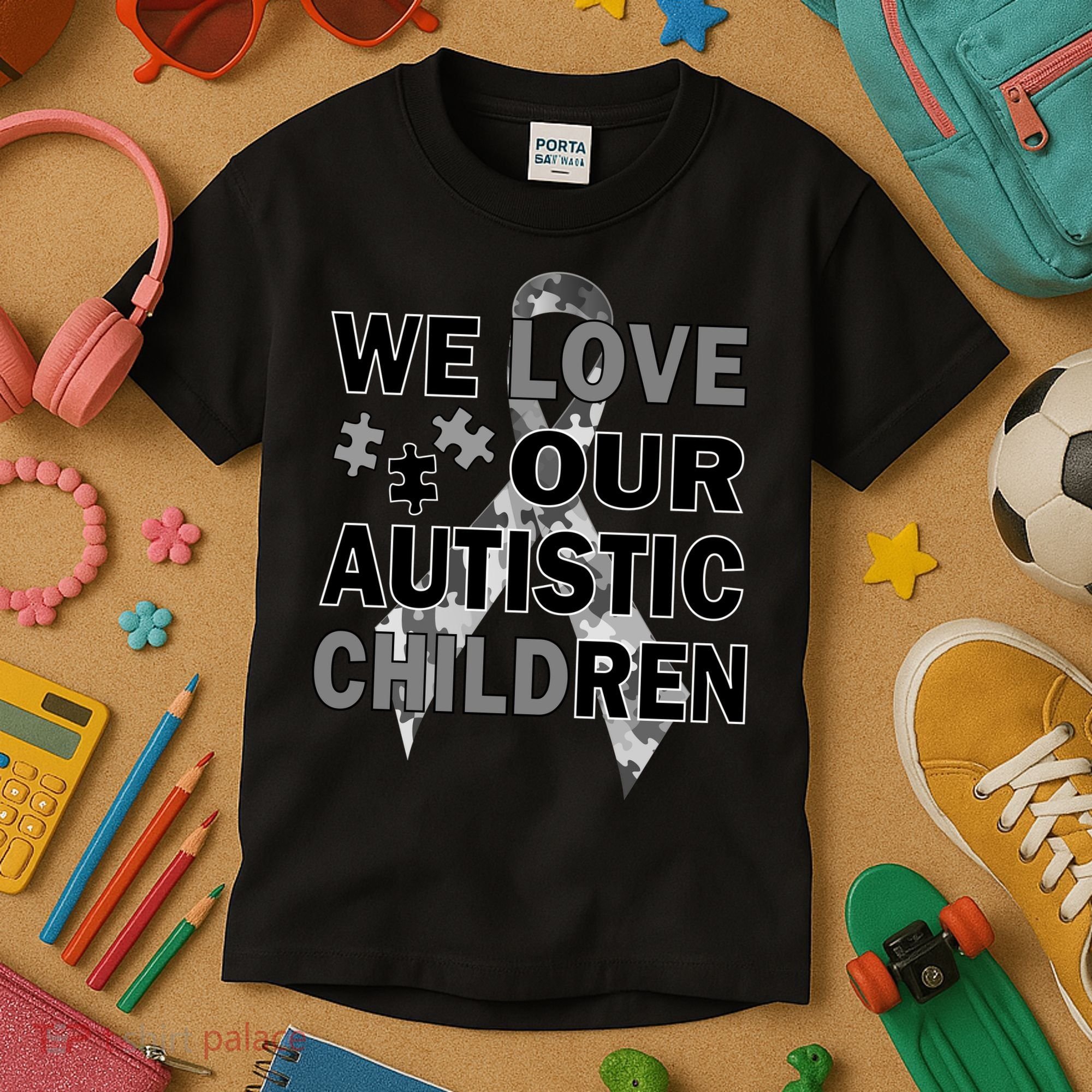 We Love Our Autistic Children Kids T-Shirt
