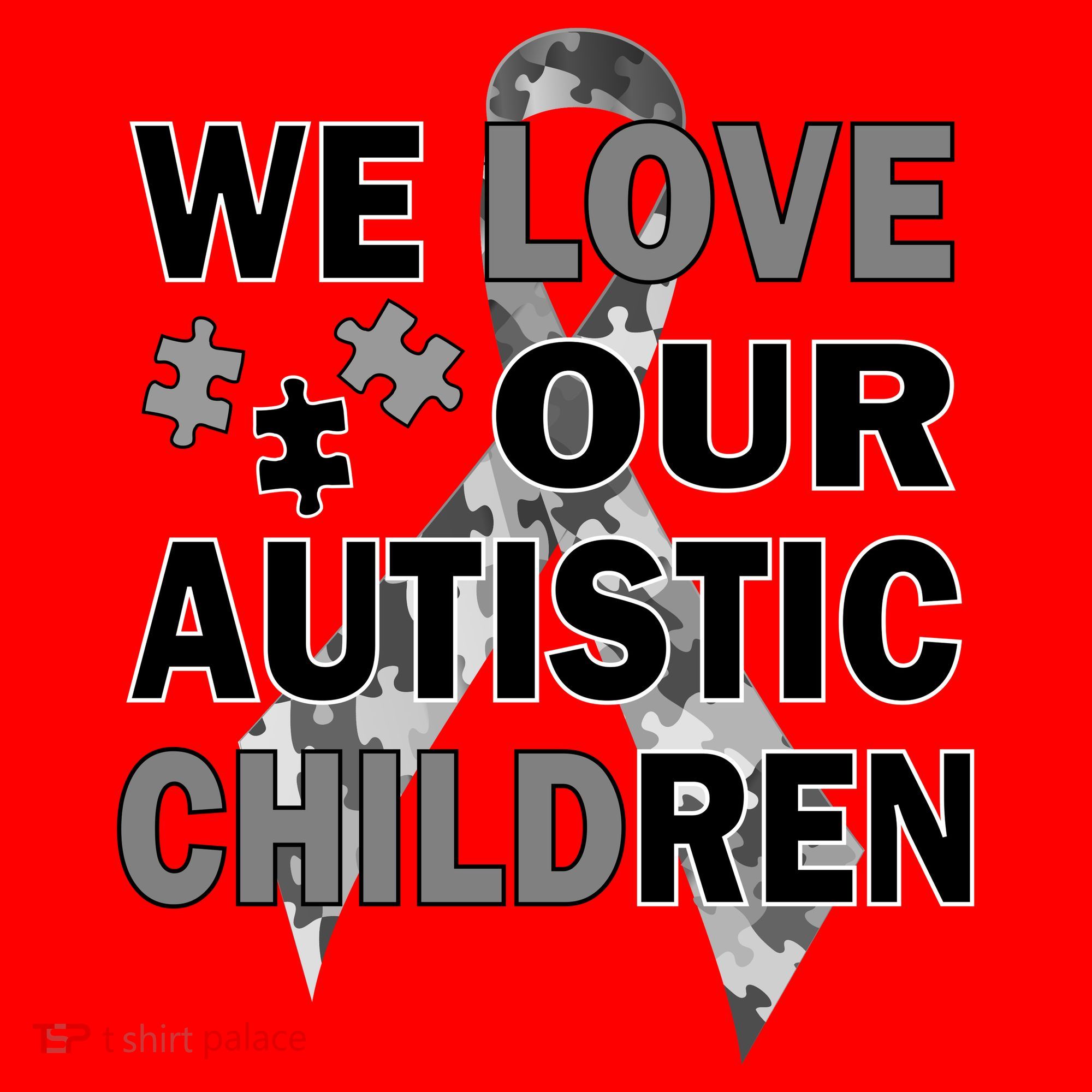 We Love Our Autistic Children Santa Hat