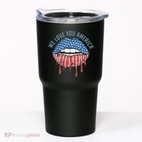 We Love You America Lips Tumbler thumb 0