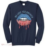 We Love You America Lips Sweatshirt thumb 0