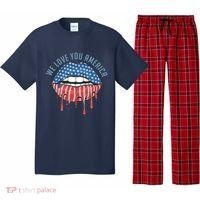 We Love You America Lips Pajama Set thumb 0