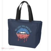 We Love You America Lips Tote Bag thumb 3