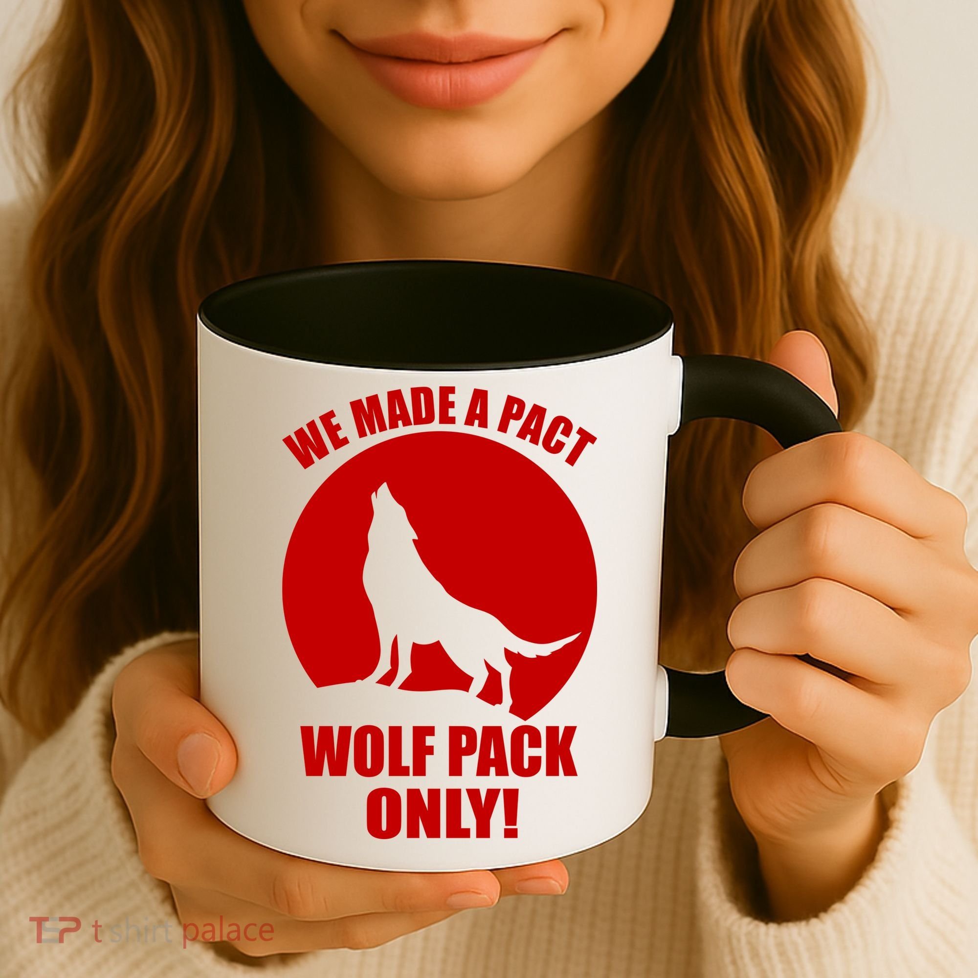 We Made A Pact Wolf Pack Only Coffee Mug