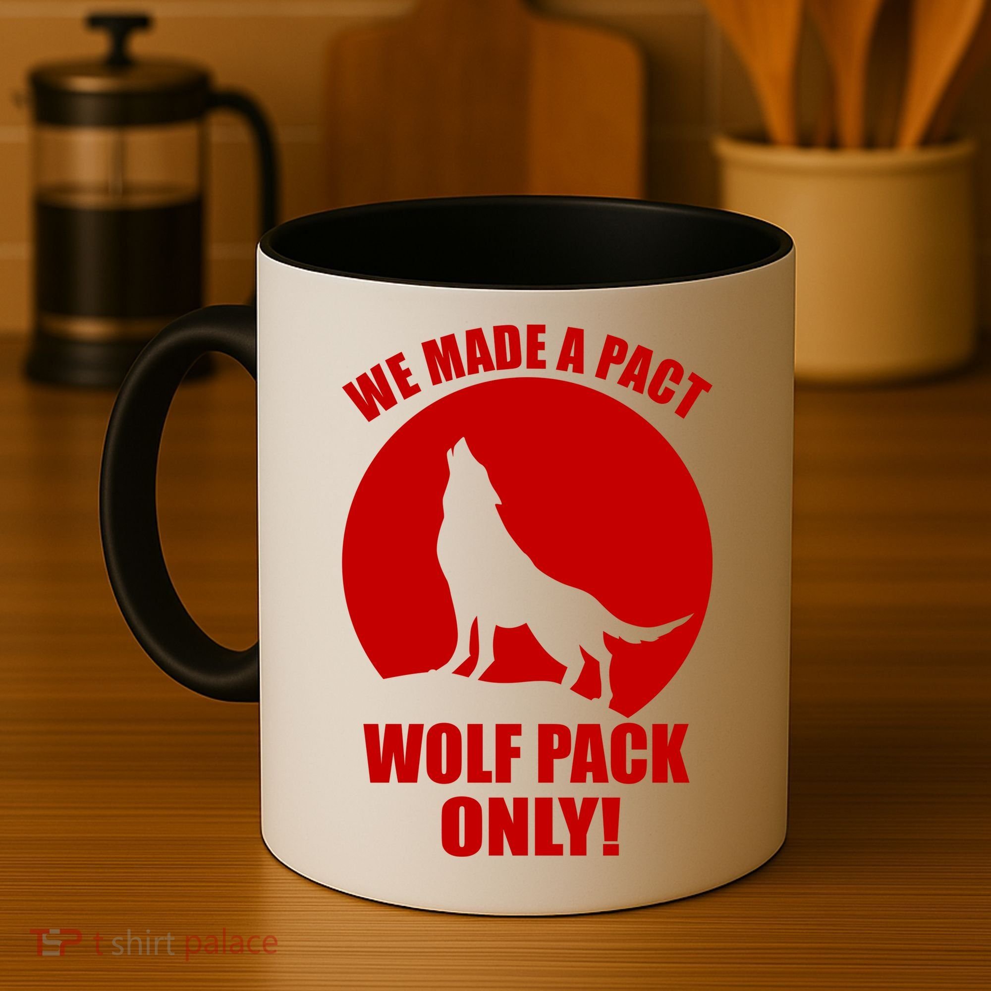 We Made A Pact Wolf Pack Only Coffee Mug