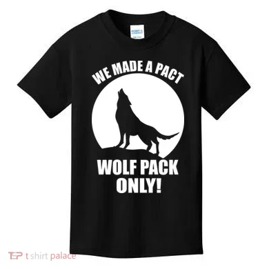 We Made A Pact Wolf Pack Only Kids T-Shirt