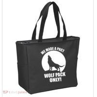 We Made A Pact Wolf Pack Only Tote Bag thumb 2