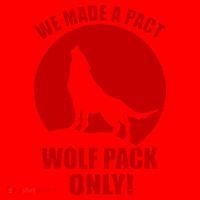We Made A Pact Wolf Pack Only Santa Hat thumb 1