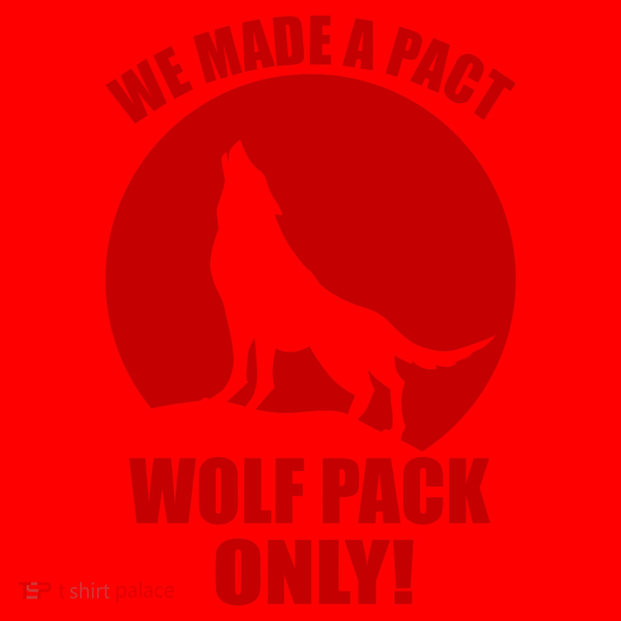 We Made A Pact Wolf Pack Only Santa Hat