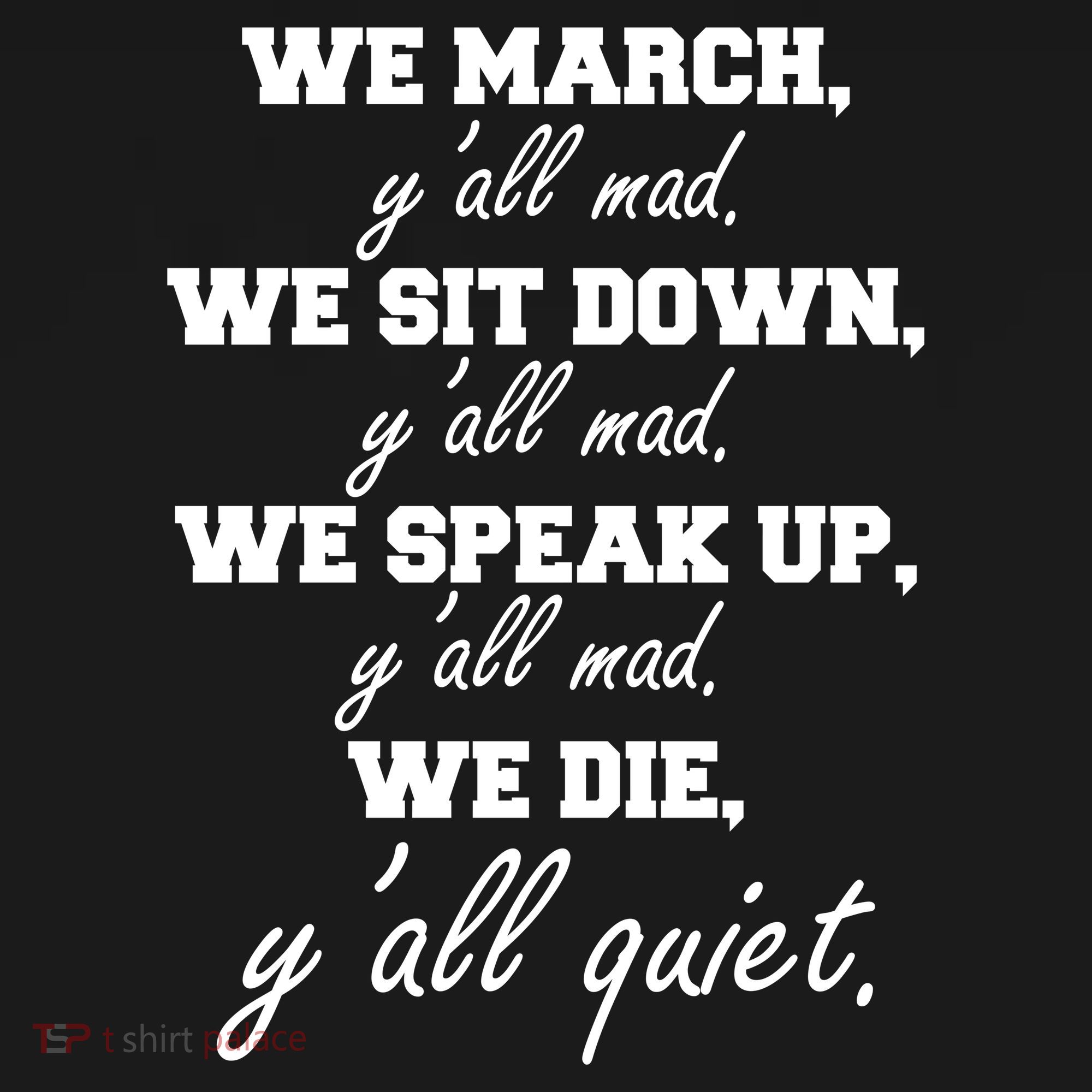 We March, Y'all Mad. Women's Rights Saying Women's Hoodie