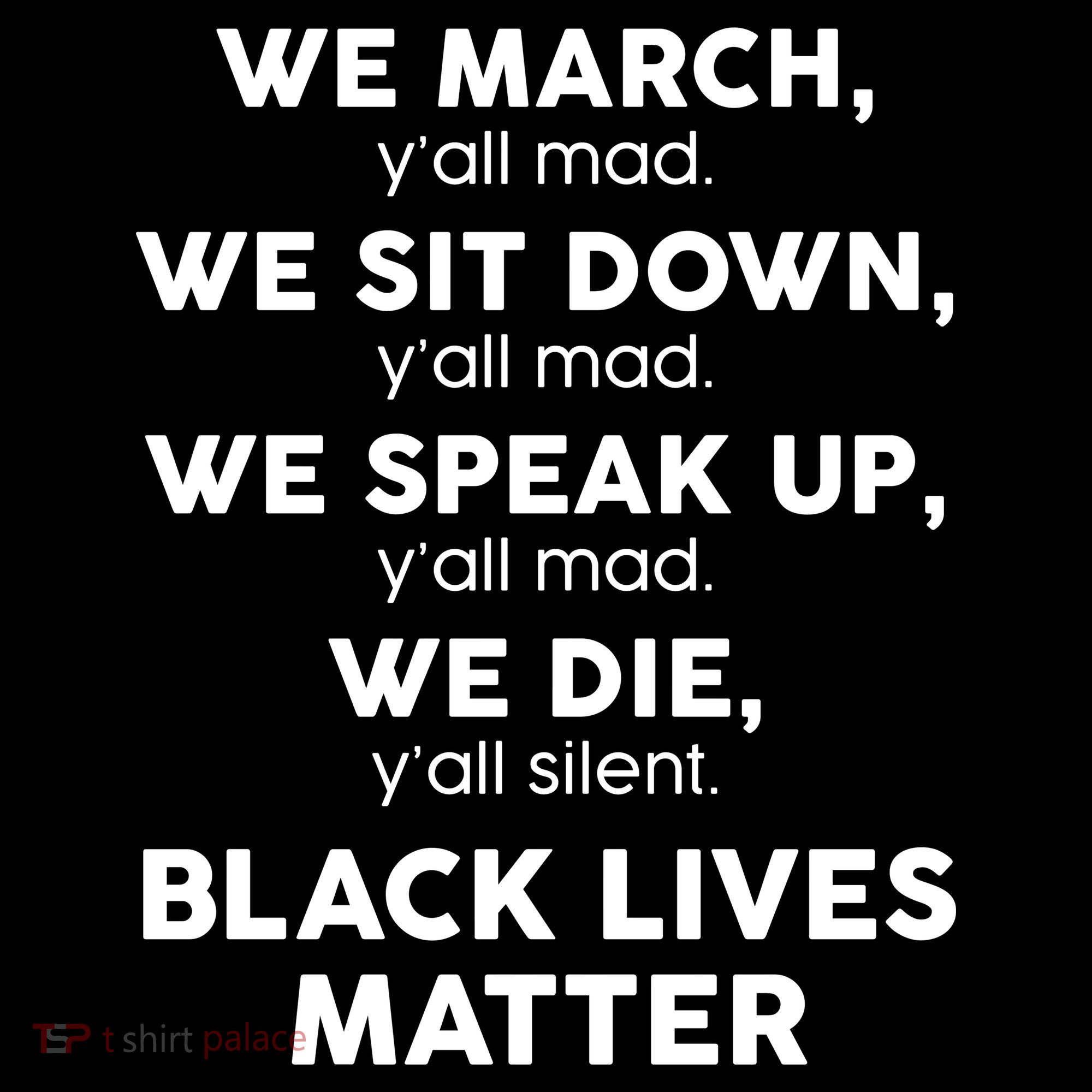 We March Y'all Mad Black Lives Matter Women's Tank Top
