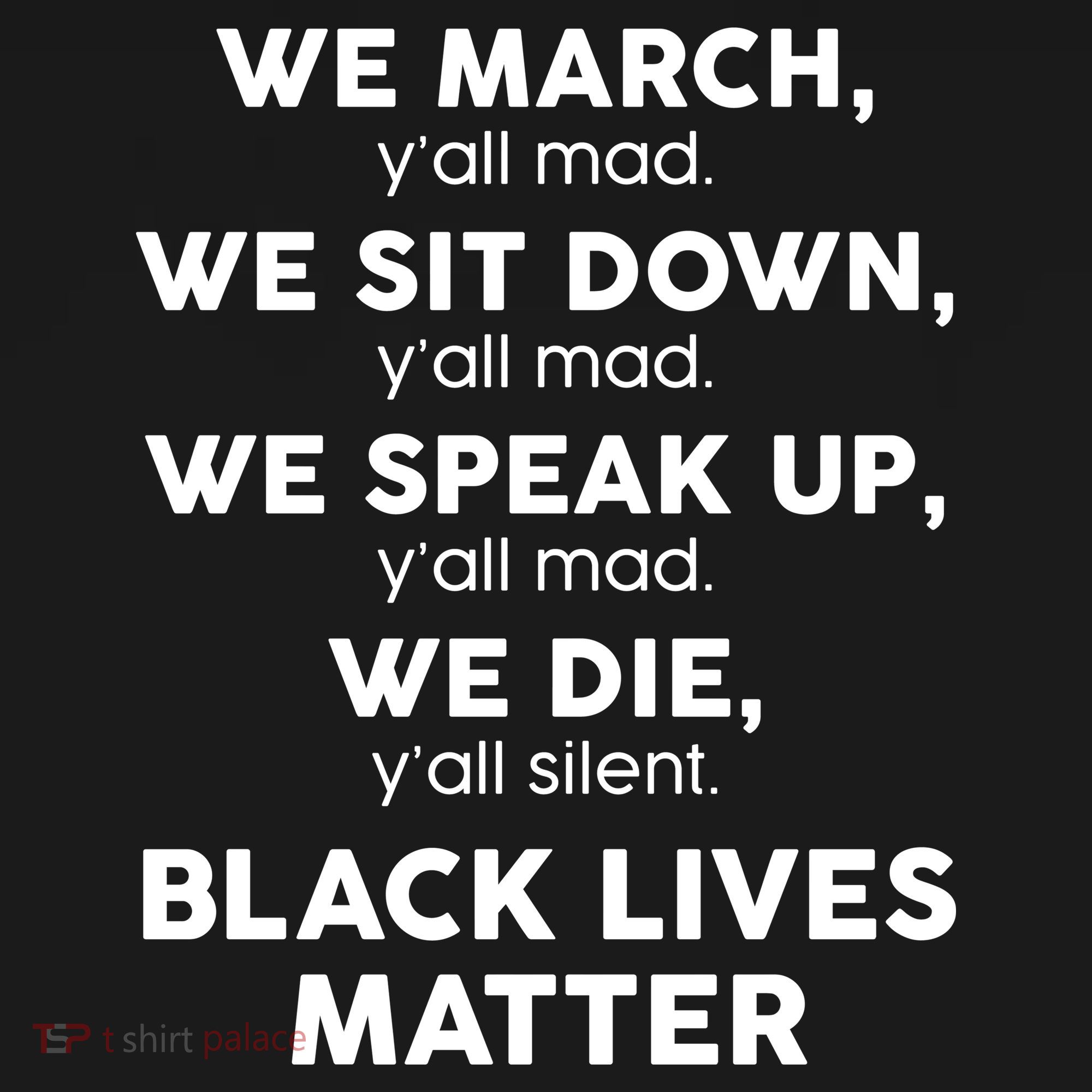 We March Y'all Mad Black Lives Matter Kids Sweatshirt