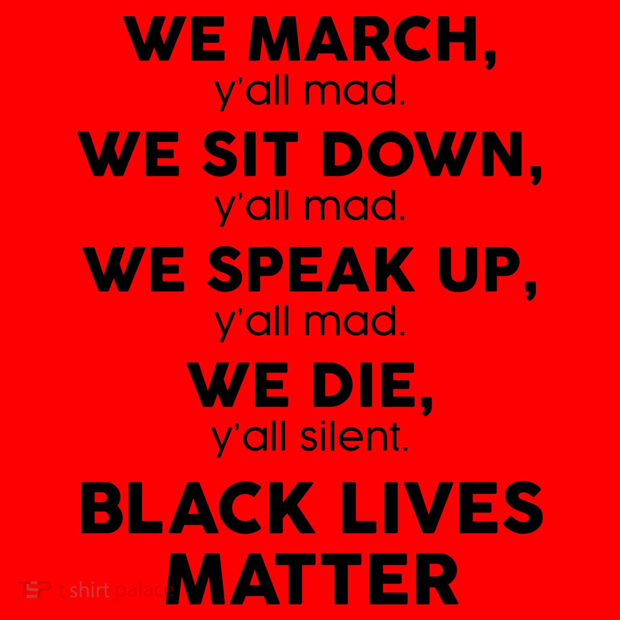 We March Y'all Mad Black Lives Matter Santa Hat