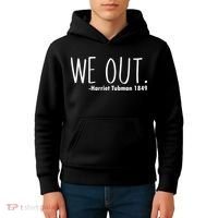 We Out Harriet Tubman Kids Hoodie thumb 4
