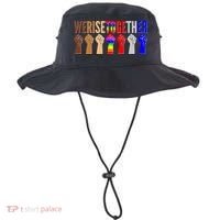 We Rise Together Unity Protest Support Bucket Hat thumb 0