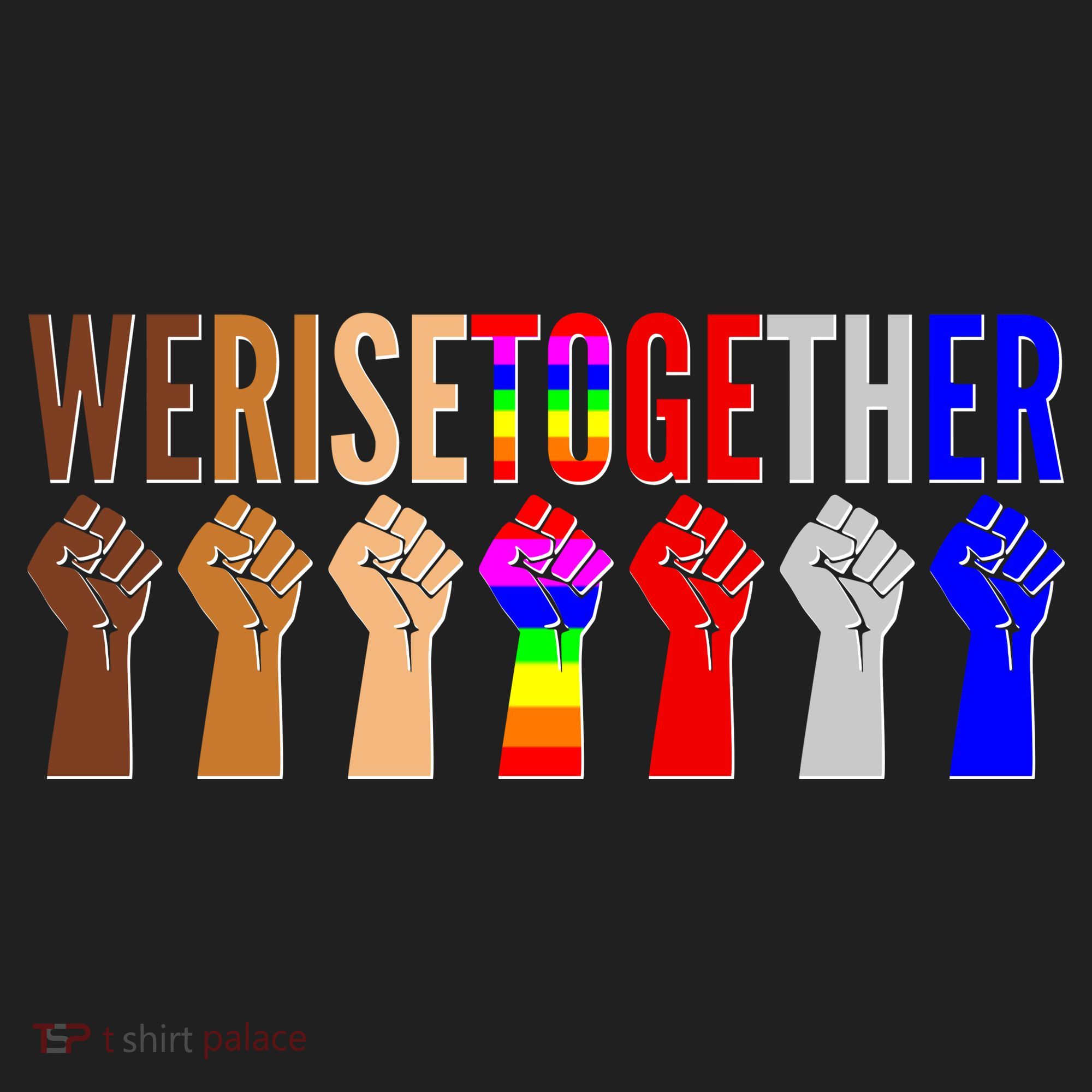 We Rise Together Unity Protest Support Hat
