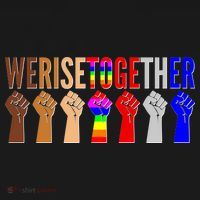 We Rise Together Unity Protest Support Tank Top thumb 6