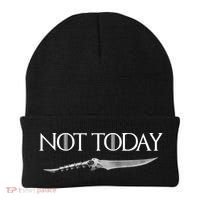 We Say Not Today God of Death Dagger Beanie thumb 0