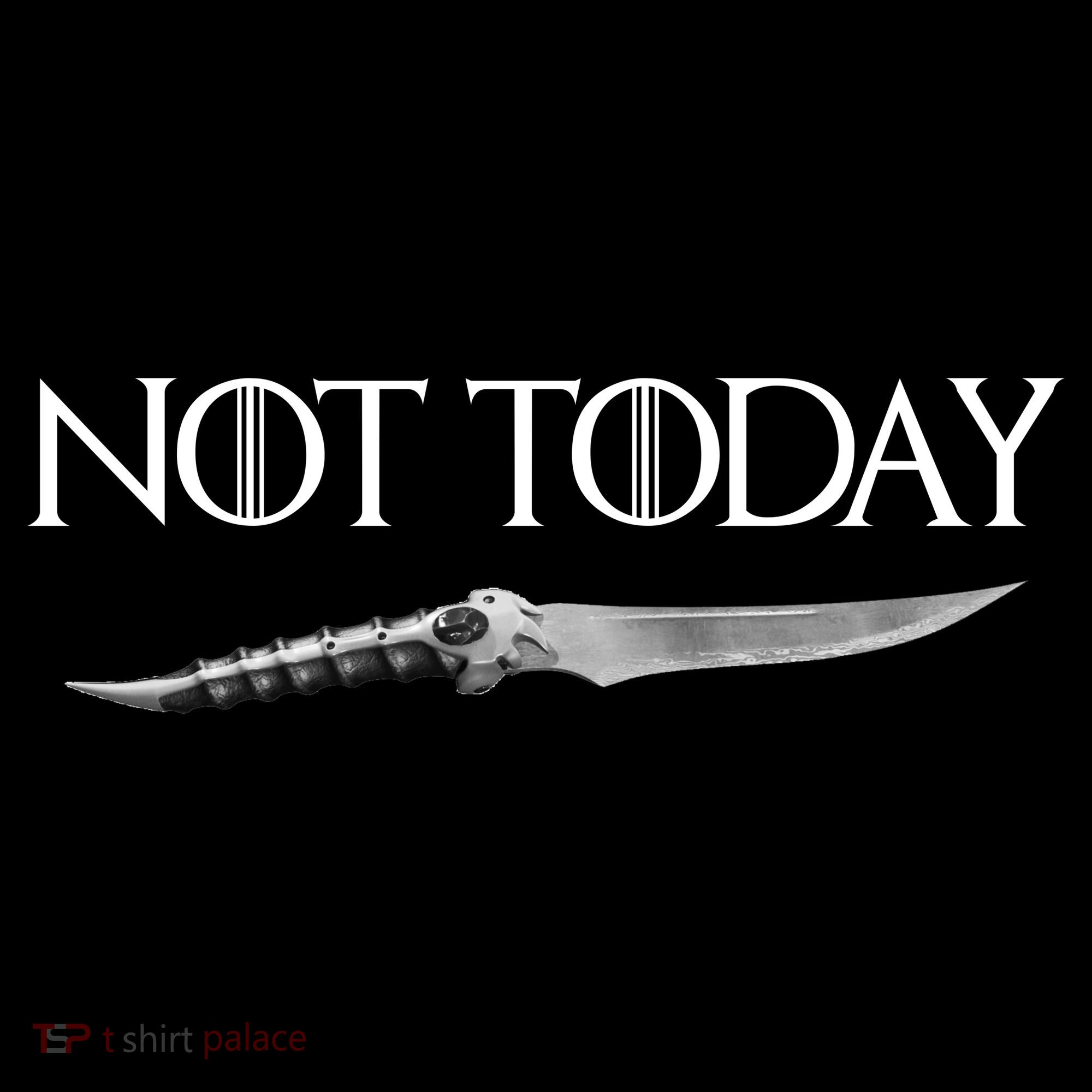 We Say Not Today God of Death Dagger Women's Hoodie