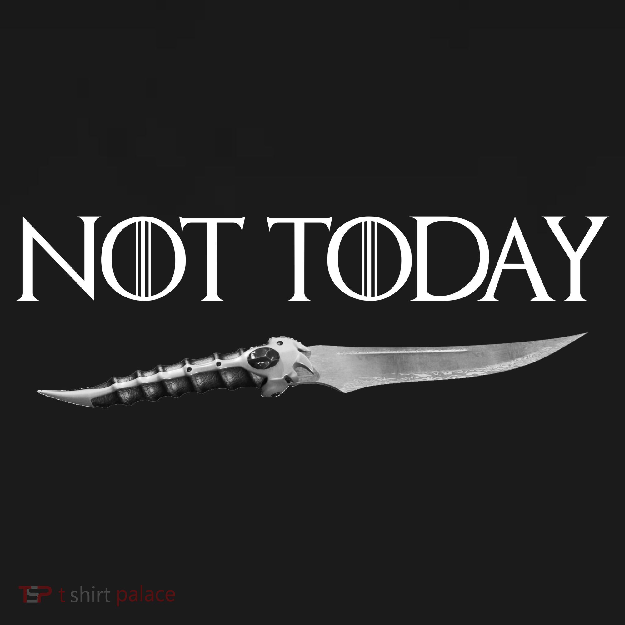 We Say Not Today God of Death Dagger Mousepad