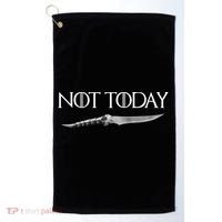 We Say Not Today God of Death Dagger Golf Towel thumb 0