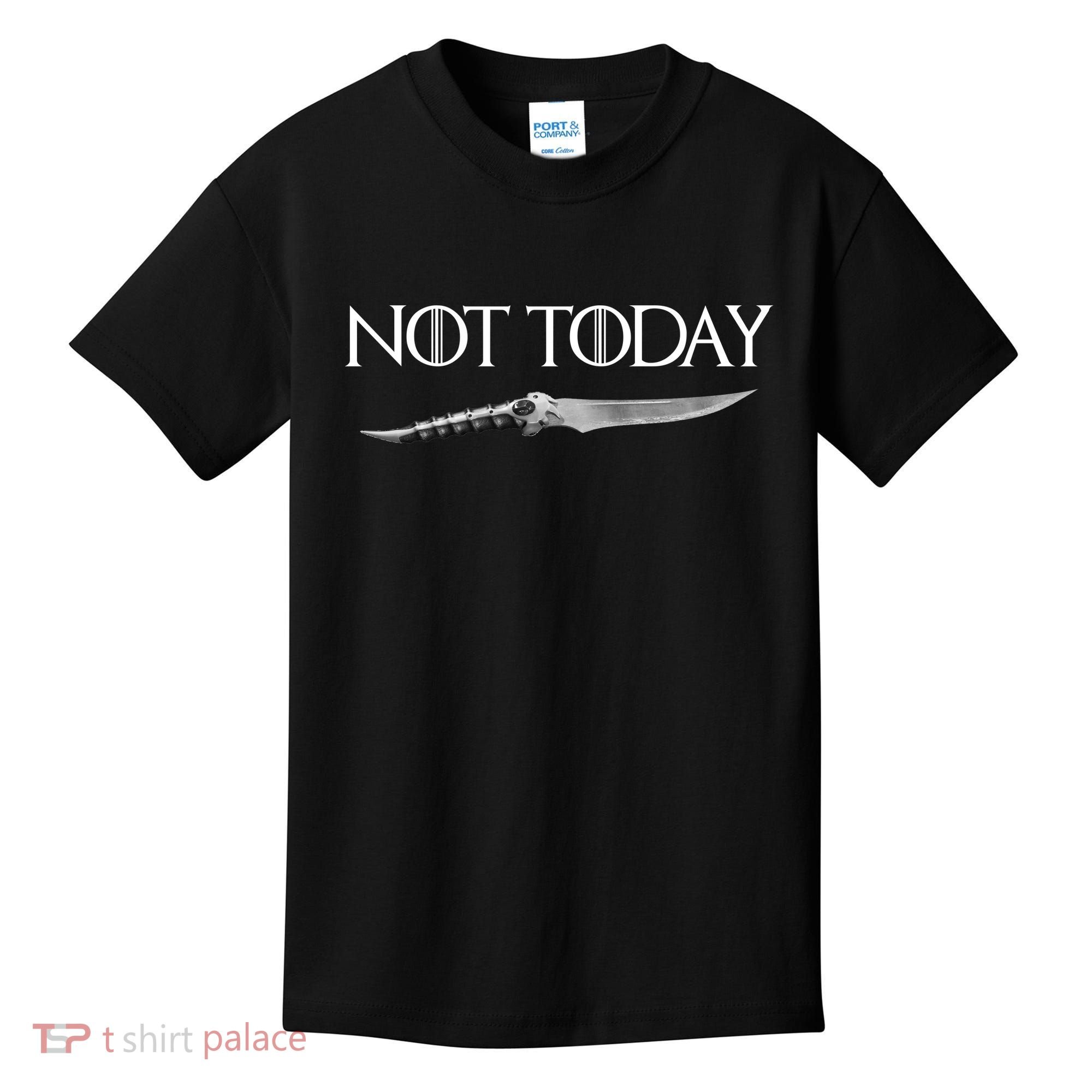 We Say Not Today God of Death Dagger Kids T-Shirt
